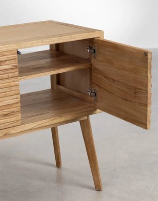 SKLUM Conjunto de mueble de baño 90x45 cm madera