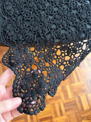 Camino de mesa tapete ganchillo crochet 180x31