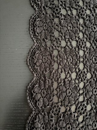 Camino de mesa tapete ganchillo crochet 180x31
