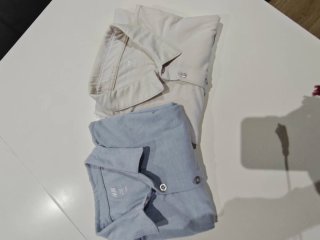 2 polos H&M manga corta hombre Talla L