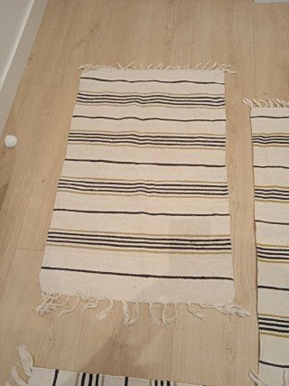 3 alfombras rayas 90x55