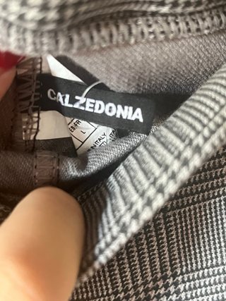 Leggings a quadri Calzedonia grigi