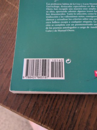 Libro Poesía escogida