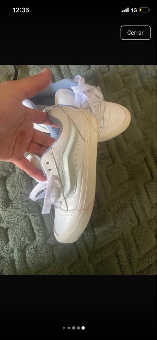 Zapatillas Vans Blancas y Azules