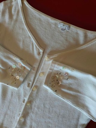 Chaqueta Cortefiel con lentejuelas