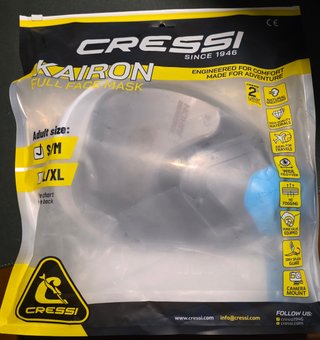 Maschera integrale CRESSI S-M Nero/Blu