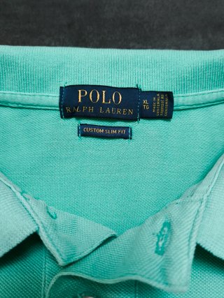 Polo Ralph Lauren Uomo Taglia XL Verde acqua