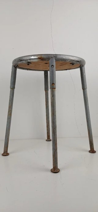 Sgabello Industriale Vintage Metallo