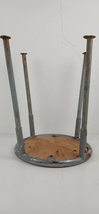 Sgabello Industriale Vintage Metallo