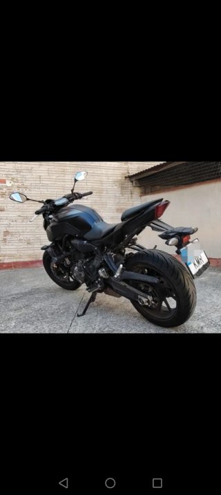 Yamaha MT-07 ABS 2018 Negra A2