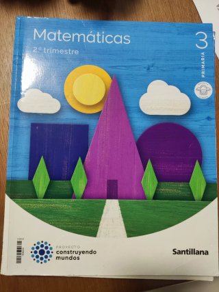 Libro texto Matemáticas 3 primaria Santillana
