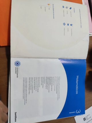Libro texto Matemáticas 3 primaria Santillana