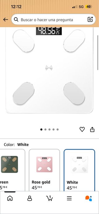 Báscula HomiLab VeraBody Bluetooth