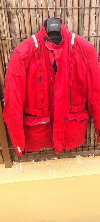 Chaqueta Moto Clover Talla M Roja
