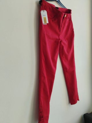 Pantalón Elogy Rojo Talla 40