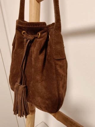 Bolso Zara ante marrón