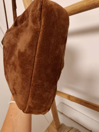 Bolso Zara ante marrón