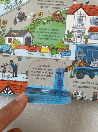 Libro infantil El reciclaje y la basura Usborne