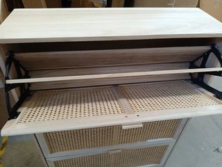 Sklum Zapatero en madera Ralik 115x83x28 cm