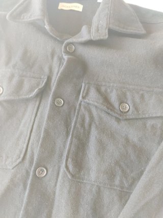 Sobrecamisa Jack & Jones Negra Algodón T M