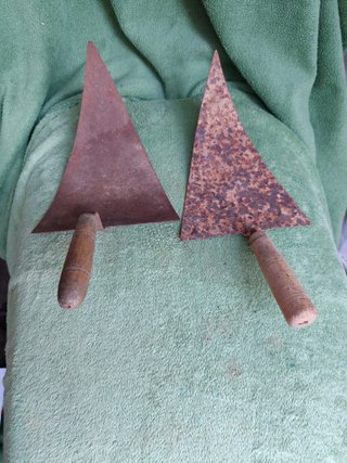 2 Paletas de Barrenderos Antiguas
