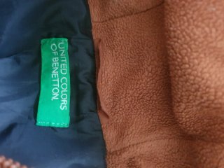 Abrigo/Chaqueta niño negro y marrón
