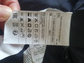 Abrigo/Chaqueta niño negro y marrón