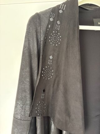 Chaqueta Desigual Negra Talla 42 Mujer