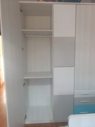Armario juvenil y cama nido