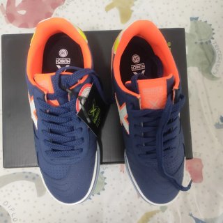 Zapatillas MUNICH G-3 KID Fútbol Sala Azul/Naranja