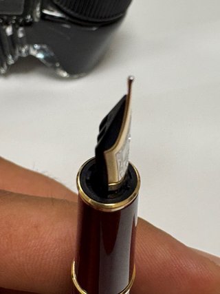 Montblanc 144 Bordeaux Penna Stilografica + Inchio