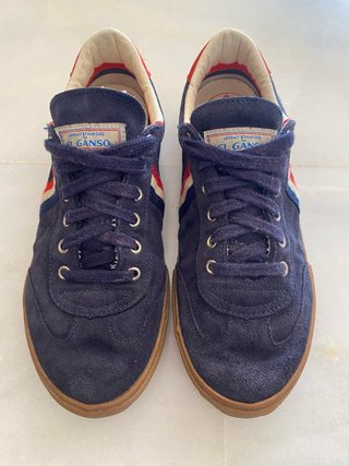 Zapatillas El Ganso Azul y Rojo