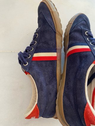 Zapatillas El Ganso Azul y Rojo