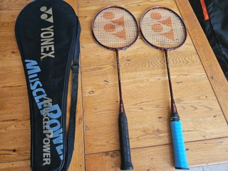 2 Raquetas Bádminton Yonex Muscle Power