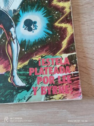 Clásico Marvel, estela plateada antiguo