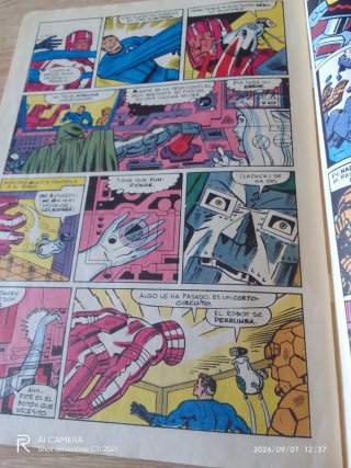 Clásico Marvel, estela plateada antiguo