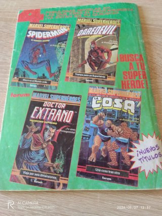 Clásico Marvel, estela plateada antiguo