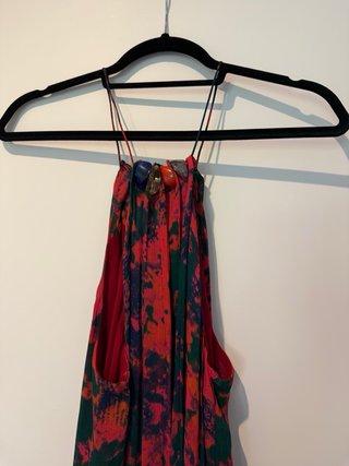 Vestido Zara Halter Estampado