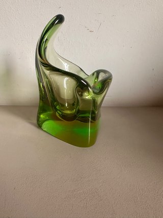 Vaso Vetro Sommerso Harrachov Vintage
