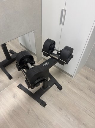 Mancuernas Regulables AFW 2-20kg + Soporte