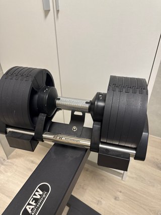 Mancuernas Regulables AFW 2-20kg + Soporte