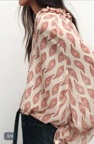 Blusa Zara Estampada