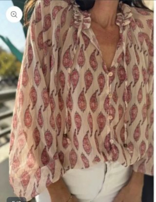 Blusa Zara Estampada