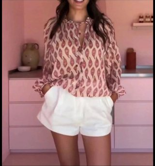 Blusa Zara Estampada