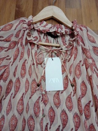 Blusa Zara Estampada