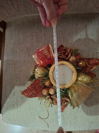Centro de mesa navideño Vintage