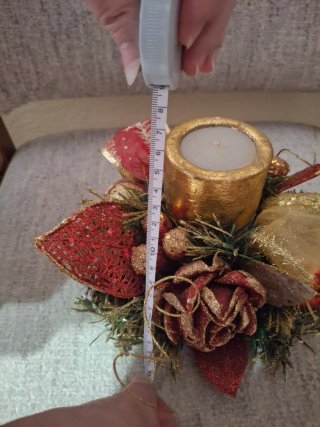 Centro de mesa navideño Vintage