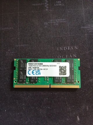 16GB DDR4 SODIMM 2666MHz