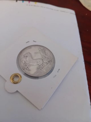 Moneta Argento Collezione 10 Lire 1927