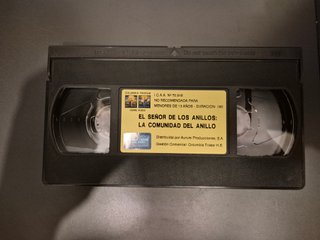 VHS El Señor de los Anillos: La Comunidad
